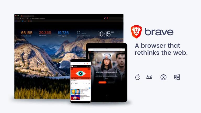 brave browser selling data