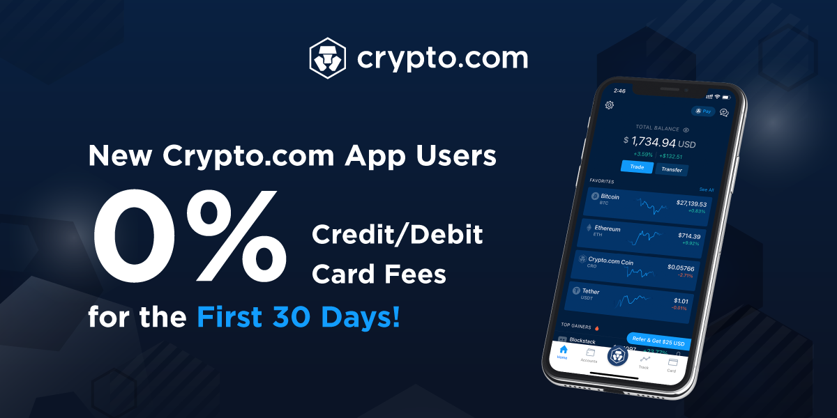 Crypto.com App Now Enables 0% Credit / Debit Card Fees for ...