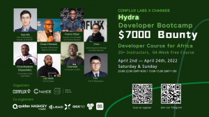[BLOCKCHAIN AFRICA DEVELOPER BOOTCAMP] Conflux Labs x ChainIDE Hydra Developer Bootcamp with Over $7,000 Prize Pool